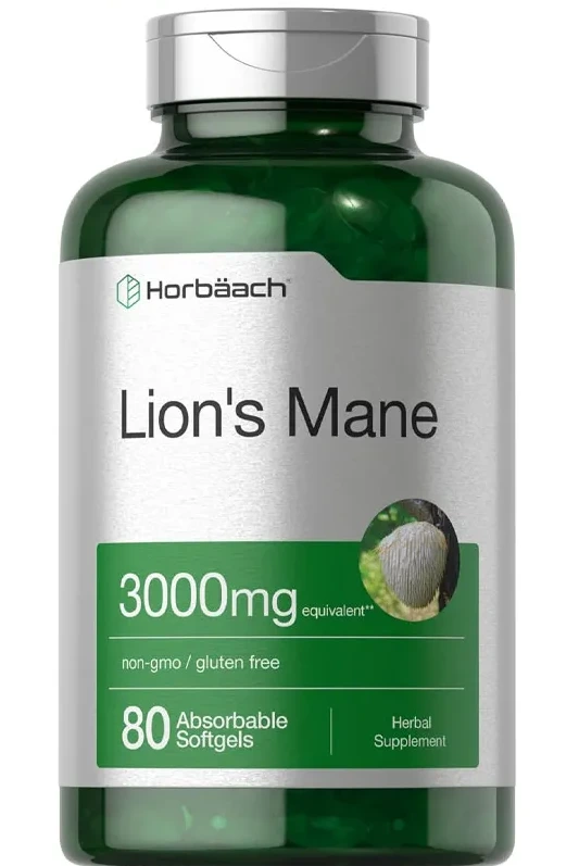 Lion's Mane Mushroom 3000 mg - 80 Softgels Lion's Mane Mushroom 3000 mg - 80 Softgels